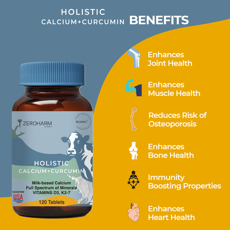 ZEROHARM Holistic Calcium and Curcumin